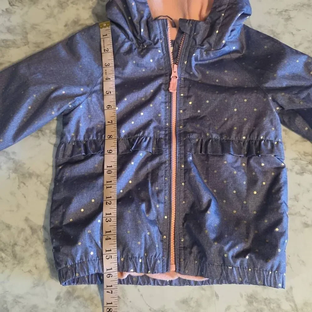 OshKosh Girls Polkadot Midweight Jacket Size‎ 4